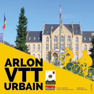 Affiche VTT Urbain organisé par le Lions Club d'Arlon